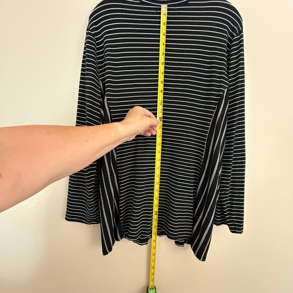 Habitat Black & White Stripe Knit Jacket – Size XL - Picture 11 of 13